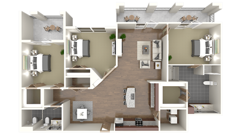 4567 West Pine Boulevard 1-3 Beds Apartment for Rent - Photo Gallery 60